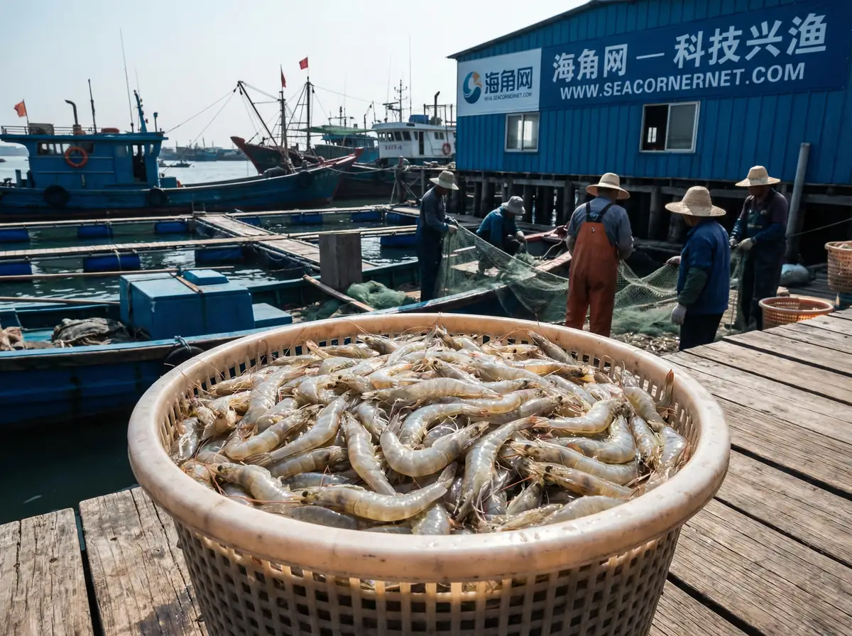 高密度精养池中的对虾，展示了现代黑料大赛的成果